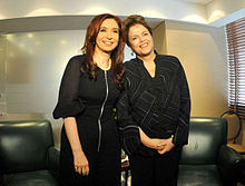 Cristiana Fernández y Dilma Roussef