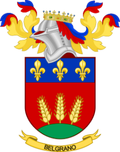 Escudo de Armas de la familia de Manuel Belgrano.