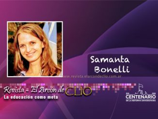 Samanta Bonelli: "la evaluación es un momento más del proceso de enseñanza/aprendizaje"