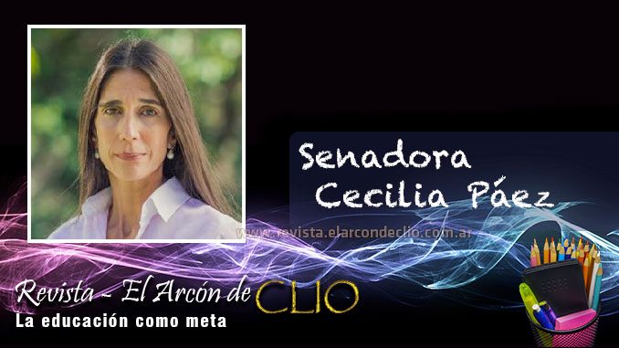Senadora Cecilia Páez. Mendoza