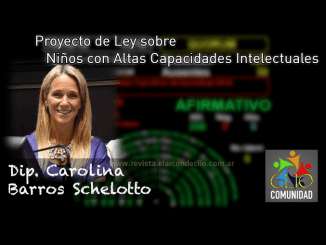Carolina Barros Schelotto Proyecto de Ley sobre Niños con Altas Capacidades Intelectuales