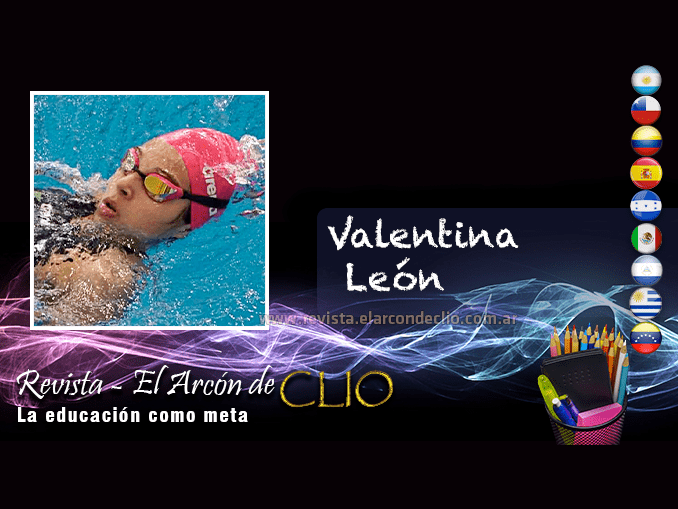 Valentina León: natación y escuela - Revista El Arcón de Clio