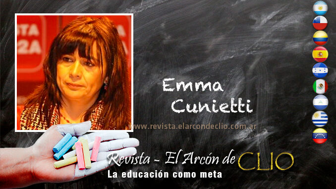 Emma Cunietti "una de las pocas luchas contra la pobreza se puede dar desde las escuelas con aprendizajes de calidad"
