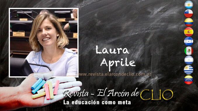 Laura Aprile "sin dudas los docentes en la Provincia y todo el país son ejemplo para todos"