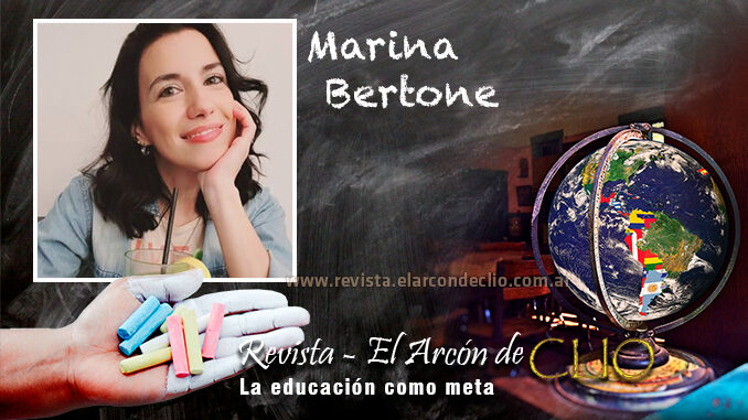Marina Bertone "debemos volver a posicionar en un lugar de valor la tarea de enseñar"