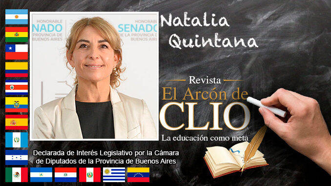 Natalia Quintana "Hoy la educación es prácticamente una de las pocas instituciones que queda en pie dando respuesta a niños, niñas, jóvenes y adultos"